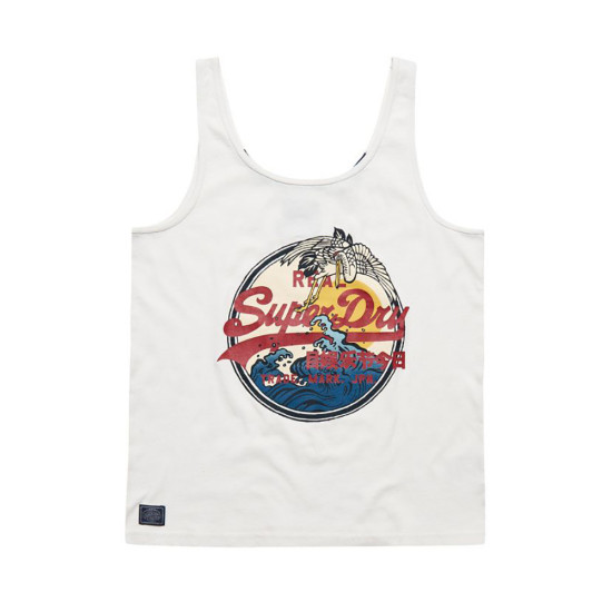Superdry Γυναικεία αμάνικη μπλούζα Vintage Logo Narrative Vest
